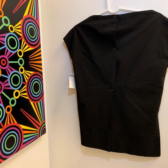 IXOS Black top, Italian designer brand, size: S - Picture 2 of 4